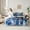 Blue White, variant on jejeloiu Gold Christmas Ball Twin Bedding Sets 7-Piece,Merry Xmas Theme Bedding Comforter Set,Sequin Print Sheet Sets For Girls Boys,Breathable Home Decor Reversible