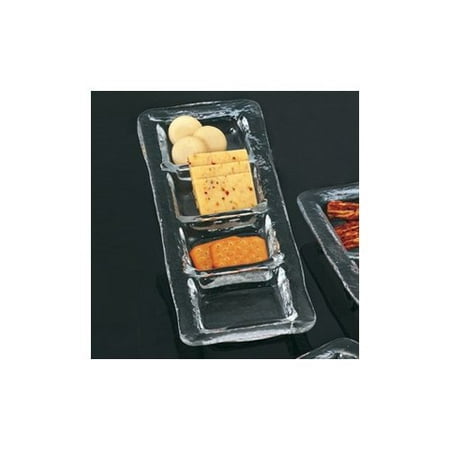 Woodard & Charles Skandia 4 Compartment Glass Tray