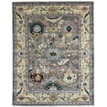 thumbnail image 3 of EORC Gray/ Gold Hand Knotted Wool Oriental  Super Grass Rug, 8' x 10', 3 of 5