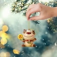 thumbnail image 5 of LanSuare Christmas Hanging Ornament, Acrylic Mini Cute Character Pendant, Suitable for Xmas Tree, Holiday Party, Indoor Outdoor Hanging Decoration, 5 of 7