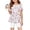 Clear(Bow Print), variant on Girls' Summer Outfits Size 7 Cute Preppy Two Piece Outfits Lounge Set Casual Floral Butterfly Print Short Sleeve Ruffle Hem T Shirts Top and Biker Shorts Watermelon Red 7-8 Years