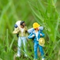 thumbnail image 3 of 10pcs Mini Construction Helmet Realistic Small Helmet Model Doll Helmet Decor Hat Decor, 3 of 4