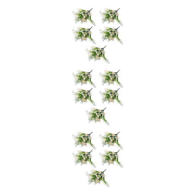 VONKY 5pack/lot Add Beauty To Home With Artificial Daisies Low Maintenance white 3Set