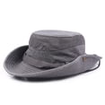 thumbnail image 1 of KeepSa Sombrero para el Sol para Hombres, Bordado de algodón, Verano, protección Solar al Aire Libre, Sombrero de Cubo de ala Ancha, Sombrero Plegable Safari Boonie, 1 of 1