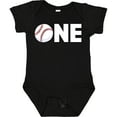 thumbnail image 3 of Inktastic One Baseball First Birthday Boys or Girls Baby Bodysuit, 3 of 5