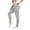Light Gray, variant on Women's High Waisted Seamless Leggings with Pockets Tummy Control Stretch Yoga Pants
