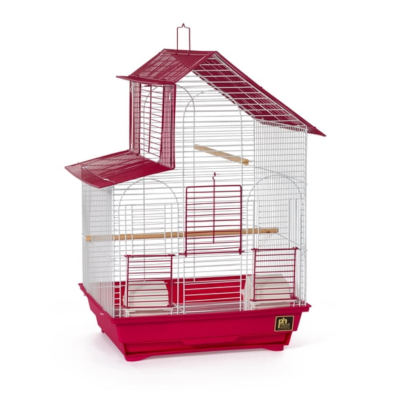 Prevue Pet Products Parakeet House Bird Cage Red SP41614-2