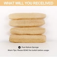 thumbnail image 2 of Natural Shower Loofah Sponge Bath Exfoliating Loofa Body Scrubber Soft and Easy Foaming Spa Lufa Sponges, 2 of 5