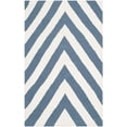 thumbnail image 2 of Safavieh Dhurries Deborah Geometric Area Rug, Blue/Ivory, 2'6" x 4', 2 of 8