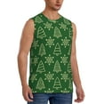 thumbnail image 2 of Daiia Christmas (2) Printed Men's Tank Tops,Casual Soft Sleeveless Gym Muscle Shirts Bodybuilding Tee-3X-Large, 2 of 8