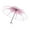 Pink, variant on Plastic Transparent Folding Light Purple Cherry Flower Blossom Umbrella, Travel Clear Floral Rain Umbrella Outdoor Fashionable Windproof for Adult Kids Girls Princess Women