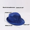 thumbnail image 2 of Youmylove Kids Sequin Hat For Boys Girls Glitter Solid Color Fashion Top Hats Children's Stage Performance Vintage Jazz Hats For Party, 2 of 3