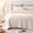 Cream White, variant on Quilt Set Size - 3- Lightweight Bedding, Soft Comforter, Bedspread Coverlet for , Soft Gray