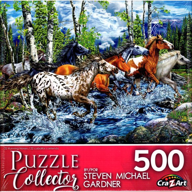 22 Running Horses 500 Piece Puzzle