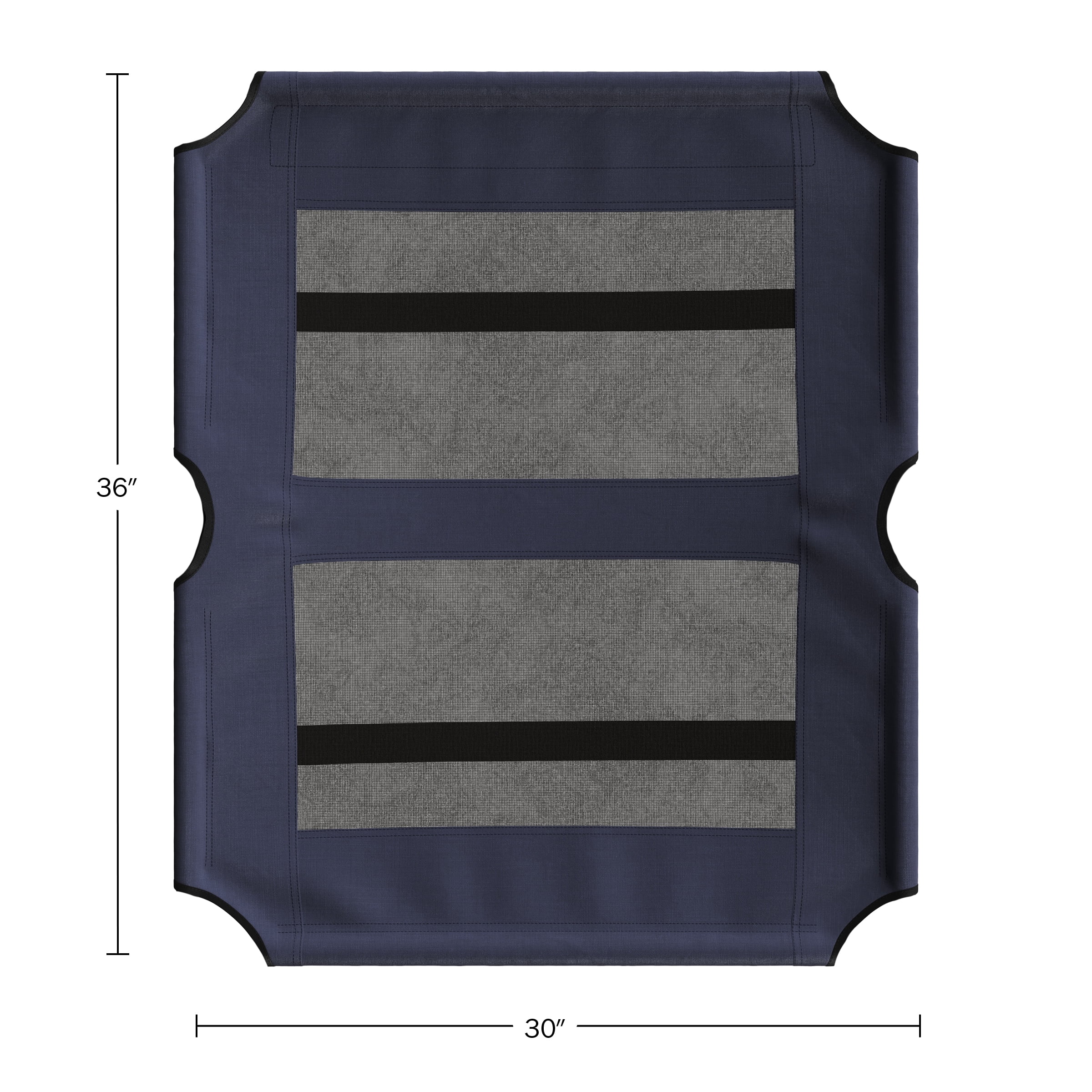 PETMAKER 36x30-Inch Replacement Elevated Dog Bed Cover (Blue)