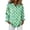Green, variant on Fgvctg Women's Hawaiian Shirts Casual Summer Beach Shirts Fashion Long Sleeve Button Down Shirt Loose Tropical Floral Print Holiday Outfits Dark Blue 2XL