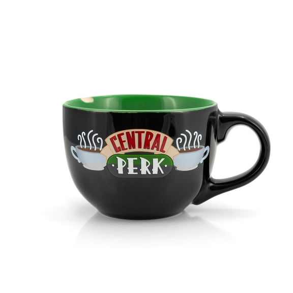 Friends Central Perk Ceramic Mug, Large Mug for Soups & More, Holds 24 Ounces