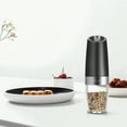 thumbnail image 3 of Homgeek Portable Automatic Electric Gravity Pepper Grinder Blue Salt Mill Muller BPA Free Kitchen Seasoning Grinding Tool Black, 3 of 7