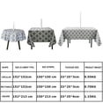 thumbnail image 1 of 600D Tablecloth Waterproof Dining Table with Umbrella Hole Zipper Table Cover for Outdoor Patio Garden Balcony Courtyard, 1 of 9