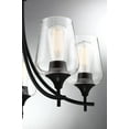 thumbnail image 6 of Octave 5-Light Chandelier in Black, 6 of 6