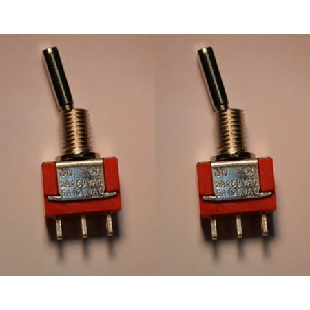HobbyFlip Replacement Toggle Switch Shorter Version 2PSSwitch Compatible with RC Drone 2 Pack
