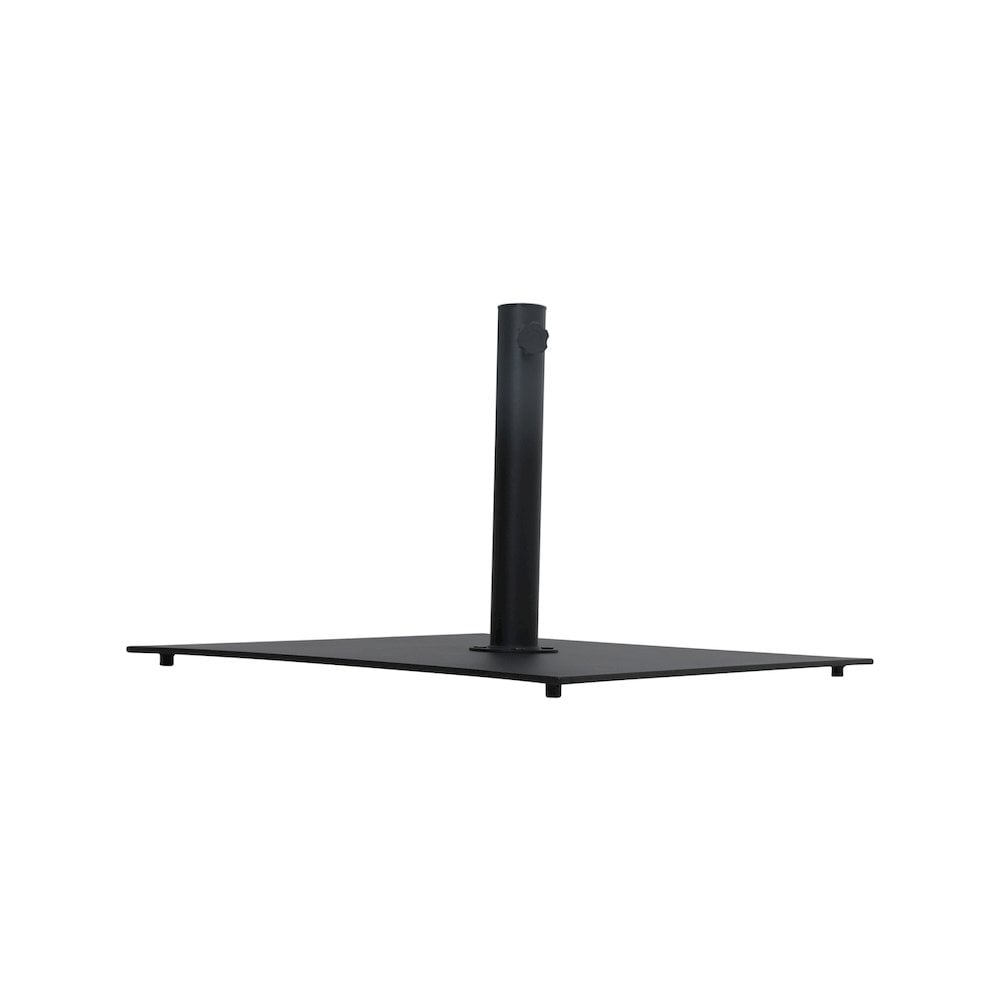 Meridian Furniture Belize Black Steel Patio Umbrella Base