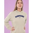 thumbnail image 2 of Hawkins 1983 Navy Blue Hoodie Women -Smartprints Designs, Female 5X-Large, 2 of 4