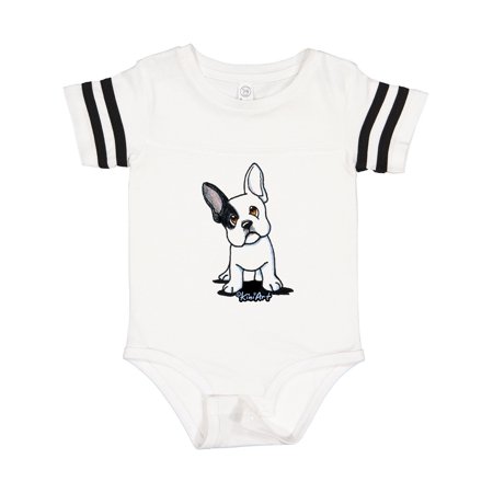 

Inktastic B/W Frenchie (Darks) Gift Baby Boy or Baby Girl Bodysuit