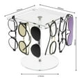 thumbnail image 5 of ZenCart 360 Degrees Rotating Sunglasses Organizer Single/Dual Layer Clear Acrylic Glasses Storage Rack Space Saving Heavy Duty Eyewear Display Stand Holder, 5 of 7
