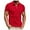 C177/Red, variant on XIYON Mens Golf Shirt Men's Short Sleeve Lapel Shirt Summer Casual Solid Holiday Shirts Tops Classic Comfortable Golf Shirts For Men
