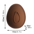 thumbnail image 3 of CoreLiving Silicone Egg Molds Large 3D Breakable Easter Chocolate Molds for Baking Food-Grade Silicone Baking Mold Set for Chocolate Candy Jello Butter and Dessert Decorations for Easter, 3 of 9