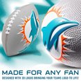 thumbnail image 2 of Franklin Sports NFL Miami Dolphins Football - Kids Foam Football - Soft Football - Mini Size - Perfect for Gameday - 8.5" 3D logos!, 2 of 7