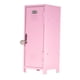 thumbnail image 4 of Caja de almacenamiento de metal en miniatura con cerradura para escritorio, organizador compacto de dos estantes, ideal para... rosa claro, 4 of 9