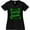AB-Black, variant on Inktastic Sassy Lassy with Green 4 Leaf Clovers Women's Plus Size V-Neck T-Shirt