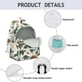 thumbnail image 4 of Cute Dinosaur Pattern Backpack for School,Cute School Bag,Schoolbag with Adjustable Shoulder Straps & Padded Back,13.4"x11"x4.7", 4 of 6