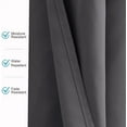 thumbnail image 5 of Highcool curtains - Privacy Drapery for Porch Shower Arbor Basement Carport Lawn, 84 Inches Long 84 Inches , 1 Piece, Grey, 5 of 7