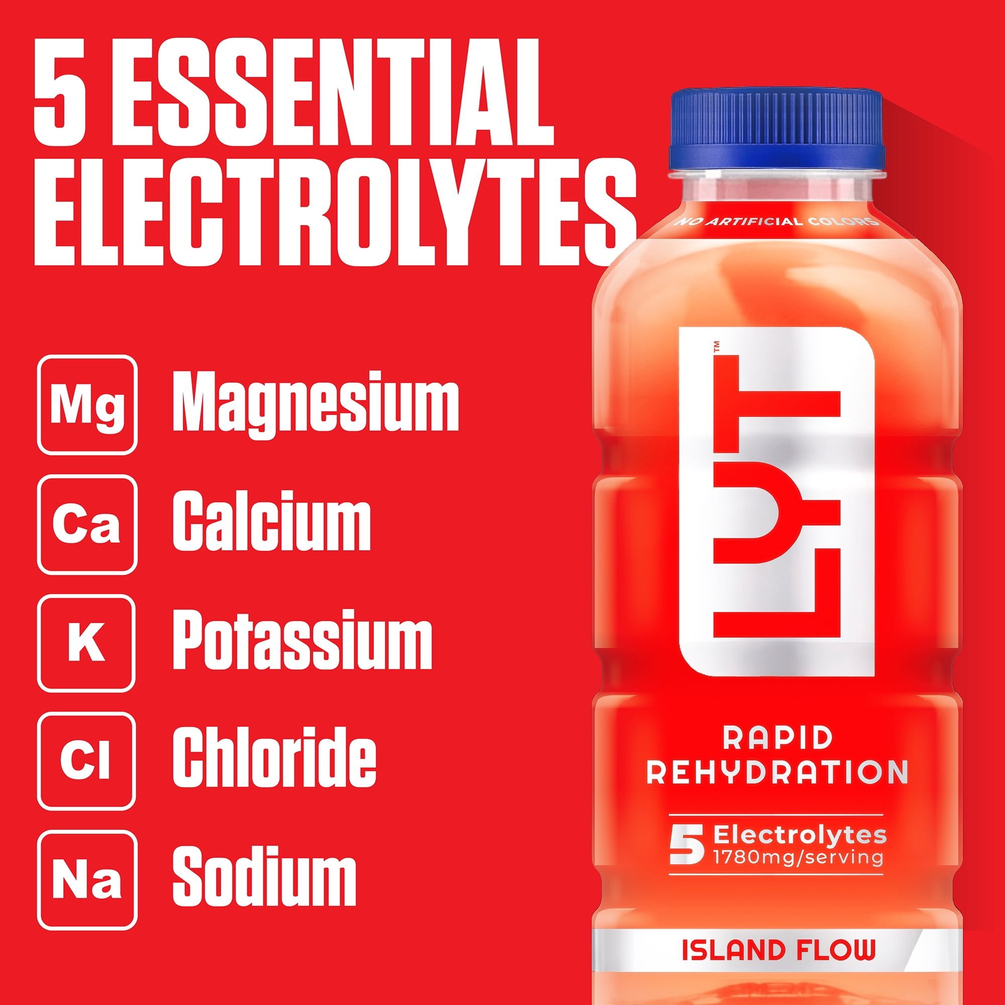 LYT™ Rapid Rehydration Electrolyte Drink Island Flow, 22 fl oz Bottle