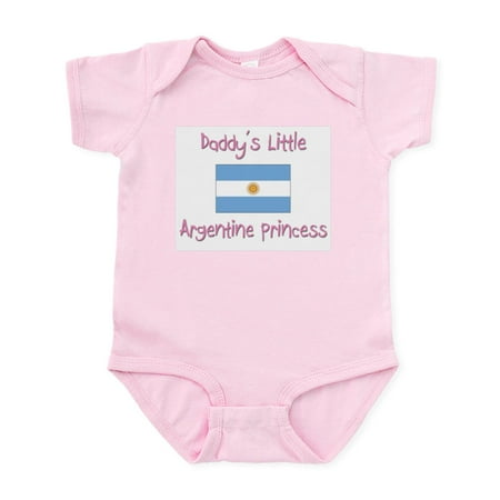 

CafePress - Daddy s Little Argentine Princess Infant Bodysuit - Baby Light Bodysuit Size Newborn - 24 Months