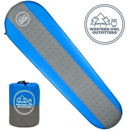Self Inflating Sleeping Pad By Western Owl Outfitters For Camping Backpacking Hiking And Outdoors Self Inflating Sleeping Pad By Western Owl Outfitters For Camping Backpacking Hiking And Outdoors