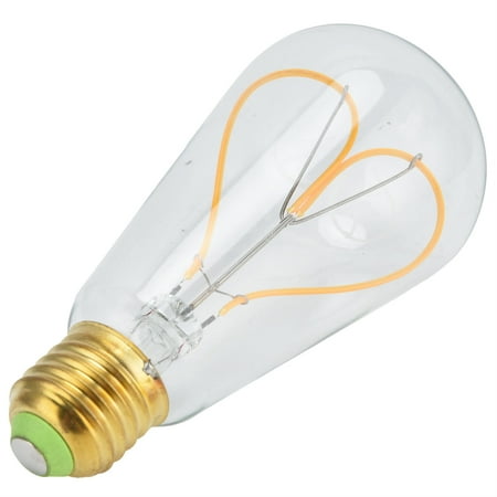 

E27 Bulb Filament Bulb E27 Bulb Interface 5.3x2.8in Energy Saving For Bathroom Transparent