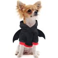 thumbnail image 4 of Disfraces para perros y gatos, mascotas divertidas, abrigo con capucha de lana para cachorros, ropa cálida para otoño e invierno Adepaton FLD-3549, 4 of 7