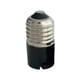 thumbnail image 3 of Adaptador de luz, accesorio de iluminación, conversión, práctico, fácil de instalar, adaptador de repuesto resistente para base de lámpara E27 a B22 Negro, 3 of 9