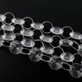 thumbnail image 3 of 14mm Crystal Clear Acrylic Octagonal Bead Hanging Wedding Decor Trees Centerpiece, 3 of 9