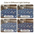 thumbnail image 7 of ODIKA Ship Galaxy Cartoon Grid Cluster Motif Science Theme Playroom Flowing Dynamic Stain Resistant Low Profile for Dorm Room, Small Living Apartment, 7 of 7