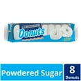 thumbnail image 2 of Mrs Baird's Powdered  Sugar Donuts, 8 count, 4 oz (Snack Single), 2 of 8