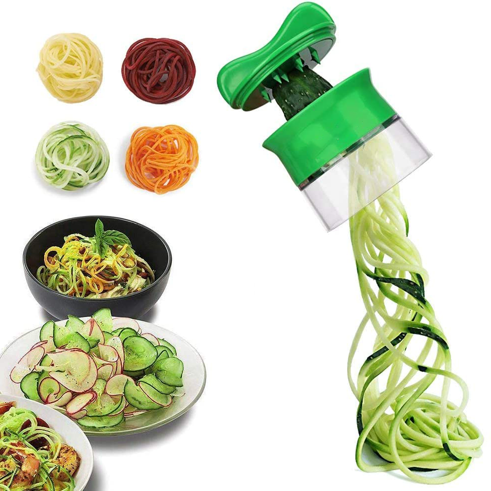 Vegetable Spiralizer Chopper/Hand Held Slicer Cutter Grater, for Zucchini Pasta Spaghetti