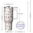 thumbnail image 2 of OBREWU Shih Tzu Dog Tumbler with Handle and Lid,Shih Tzu Dog 40oz Double Wall Vacuum Insulated Tumbler,Cups Gift for Women and Men, 2 of 7