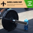 thumbnail image 3 of Miangastore Dumbbell Handles Barbell Handlebar Grip Black 1Pack Prevent Slippage, 3 of 9