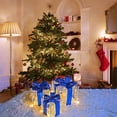thumbnail image 4 of Kwaiffeo Christmas Yellow Lighted Gift Boxes, Set of 3, 4 of 6