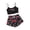 R178-Watermelon Red, variant on RMGVDSD Womens Cami Pajama Set Heart Printed Camisoles Sleepwear Sleeveless Crop Top and Shorts Set Soft Comfy Nightwear Women's Pajamas Set
